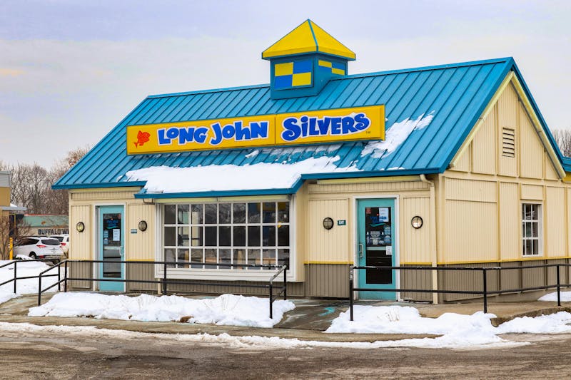 Church's Chicken restaurant interior showcasing warm dining atmosphere